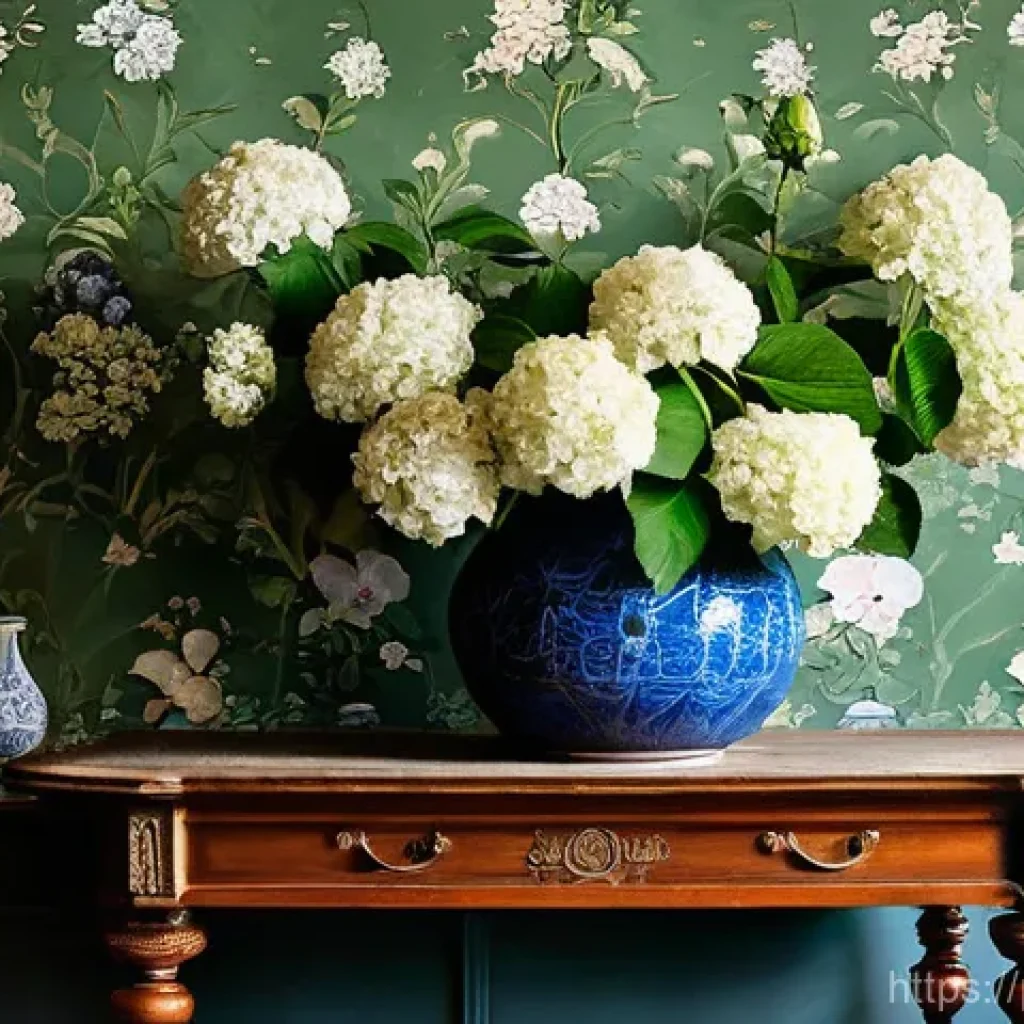 전통주택의 도배 방법 - **Prompt 1: "The Whispering Walls of Sintra"**
A serene and elegantly aged living room inside a ...