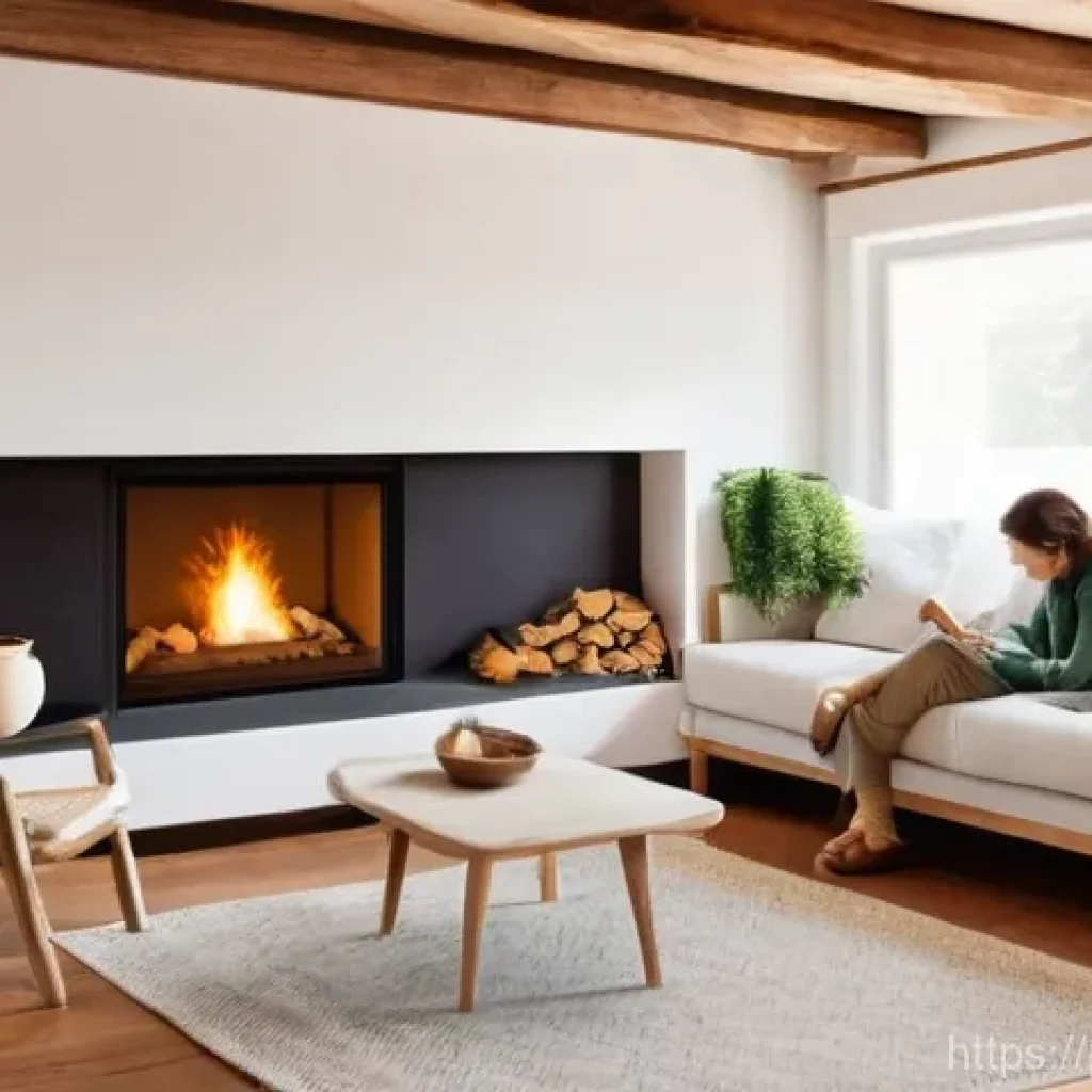 전통주택의 에너지 효율 - **Prompt:** A heartwarming scene inside a beautifully restored traditional Portuguese living room du...