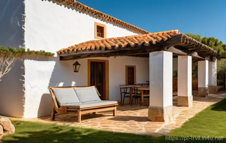 전통주택과 현대 주택의 에너지 효율 비교 - Prompt 1: The Enduring Charm of an Alentejo Home**