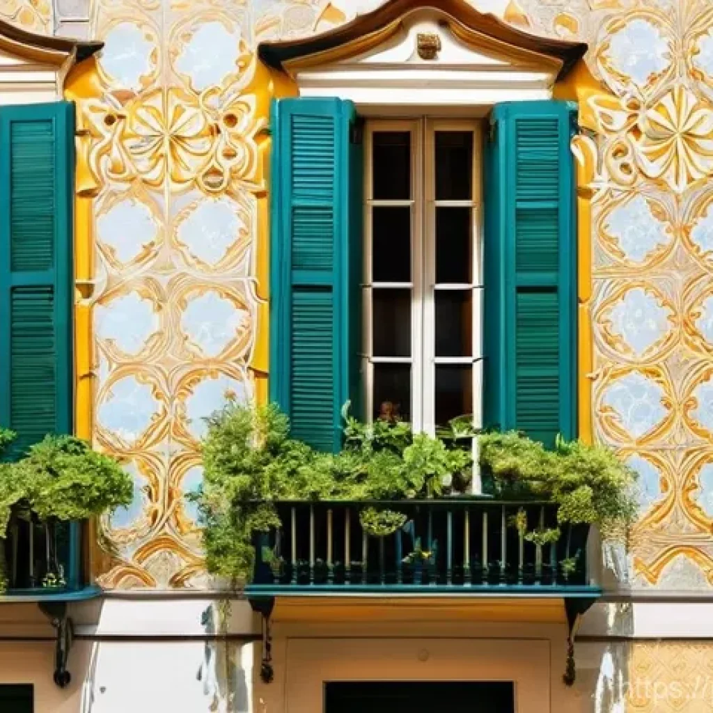 전통주택의 외관 - **Prompt 1: "A Vibrant Blend of Past and Present Portuguese Architecture"**
    Generate an image of...