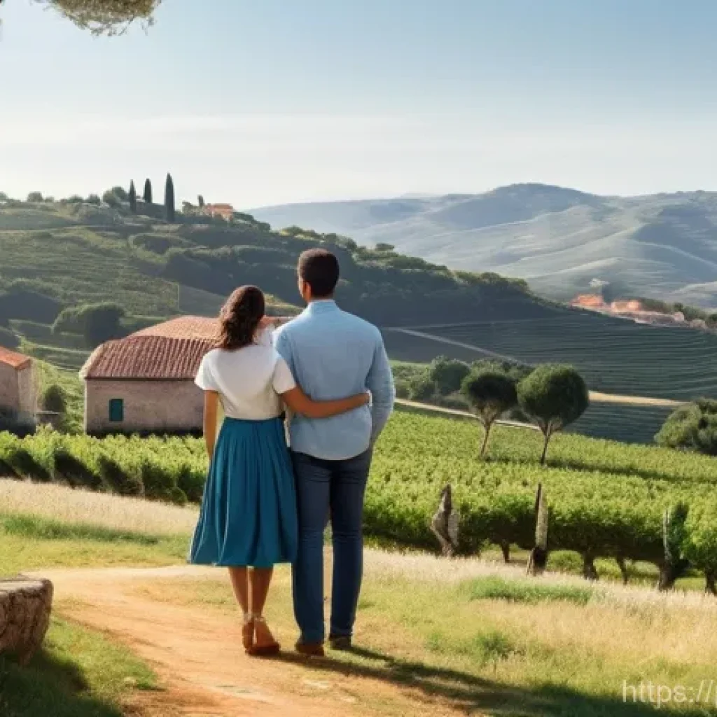 전통주택 건축비 - **Prompt 1: The Dream Begins - Envisioning a Traditional Portuguese Home**
"A picturesque scene ...
