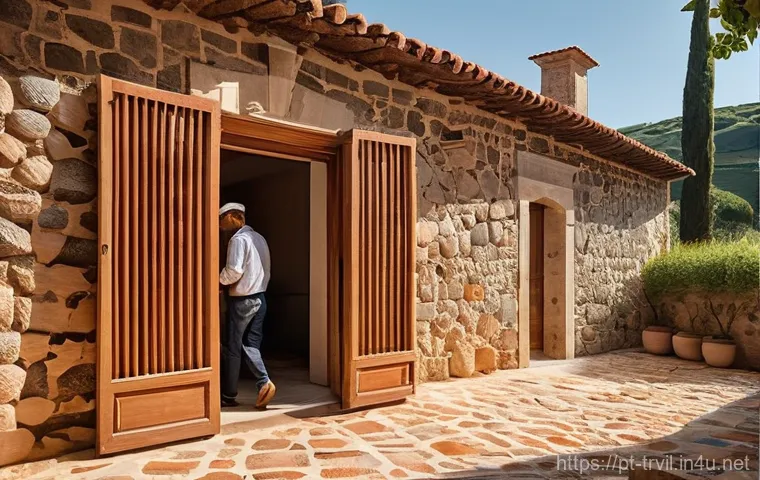 전통주택의 시공 사례 - **Prompt:** An exterior view of a contemporary home designed with a deep respect for traditional Por...
