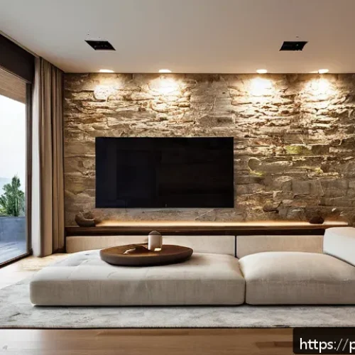 Home 32 전통주택의 현대적 디자인 요소 - A cozy residential interior blending traditional and modern elements: a living room featuring an ori...